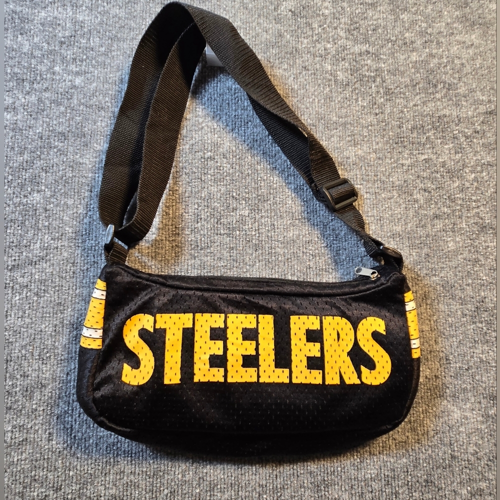 Pittsburgh Steelers NFL Pro-FAN-ity‎ by Littleearth Jersey Mesh Shoulder Bag